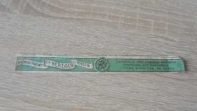 Etykieta z kolekcji sprzed 1945 - browar Będzin