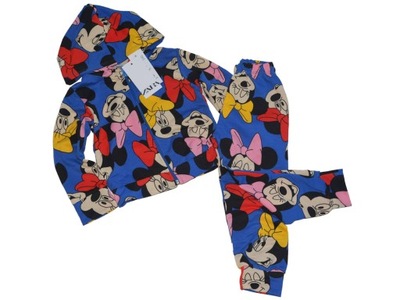 Komplet dres 110 4-5 lata dresy róż MINNIE MOUSE bluza i spodnie