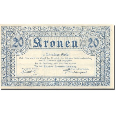 Banknot, PAŃSTWA AUSTRIACKIE, 20 Kronen, 1918, 191