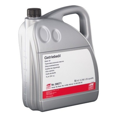 OIL FOR BOX DSG VW SEAT SKODA AUDI 5L G052182  