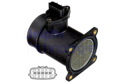 Delphi af10371-12b1 витратомір масовий повітря фото №1