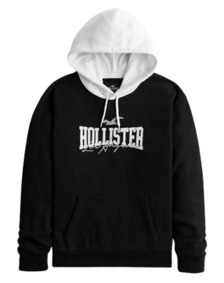 bluza Abercrombie Hollister M kangurek czarna