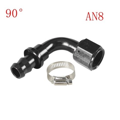 Universal 0 45° 90° 180°Degree AN4 AN6 AN8 AN10 AN12 Oil Fuel Push ~10955