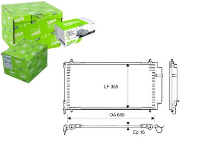 КОНДЕНСАТОР VALEO 6455FW 1401113180