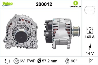 ГЕНЕРАТОР AUDI РЕСТАВРИРОВАНЫЙ VAL200012