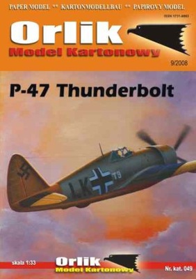 ORLIK - Samolot P-47 Thunderbolt