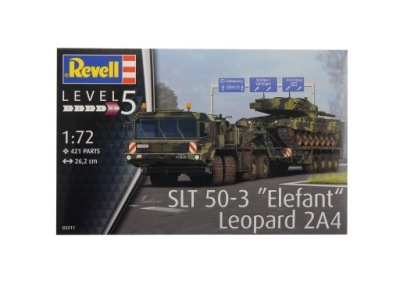 Model czołgu SLT 50-3 Elefant + Leopard 2 A4, 1:72 Revell