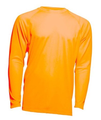 T-SHIRT MĘSKI Sportowy z długim rękawem JHK SPORT-LS orange ORF r. XL