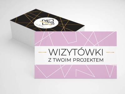 WIZYTÓWKI jednostronne z Twoim projektem 250sztuk