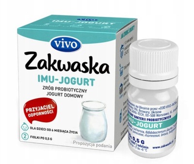 Zakwaska IMU JOGURT 1op. 2 fiolki