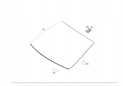 Стекло передняя mercedes e klasa w213 фото №1
