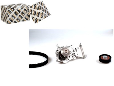 Набір ремінь розподільного валу з насос води [hepu] фото №1