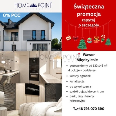 Dom, Warszawa, Wawer, 133 m²