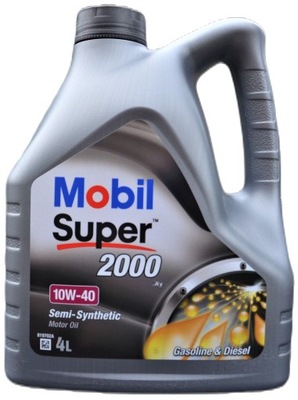 ACEITE MOBIL 10W-40 SÚPER 2000 4L 150865  