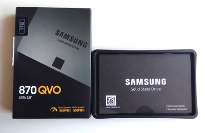 Pudełko opakowanie SSD Samsung SATA 870 QVO karton
