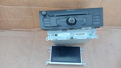 A4 b8 радіо чейнджер cd екран комплект 8t2035186p фото №1