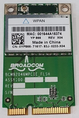 KARTA WIFI Broadcom 0yp866