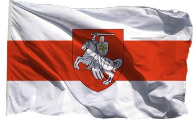 Flaga Białoruś historyczna Opozycja Pogoń 150x90cm