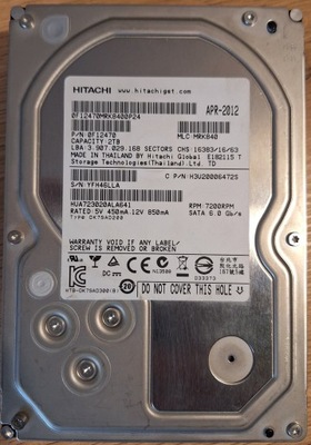 Dysk twardy Hitachi HUA723020ALA641 2TB SATA III 3,5"