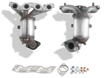 Kia rio iii 1.25 cvvt 63kw 2011-2018 катализатор оригинальный номер 2851003210 2851003260 фото №1