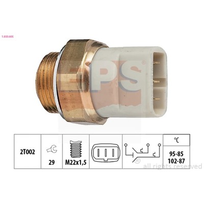 CONMUTADOR TERMICZNY, VENTILADOR DEL RADIADOR EPS 1.850.605  