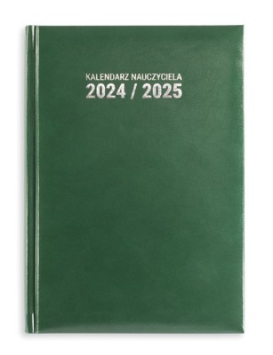 Kalendarz nauczyciela A5 2024/2025 MEXO zielony nauczycielski szkolny