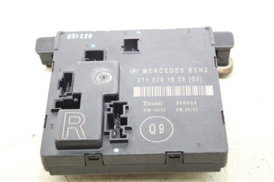 Блок управления модуль дверь правый задняя mercedes w211 2118201626 фото №1