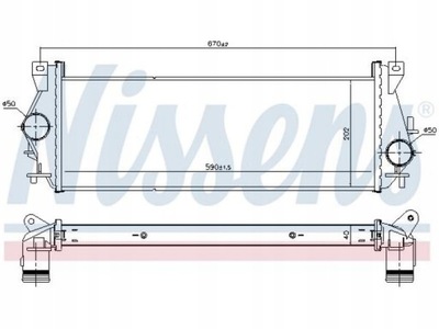 ІНТЕРКУЛЕР LAND ROVER NISSENS 96199