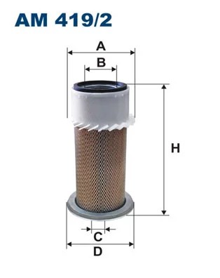 AM419/2 FILTER AIR  