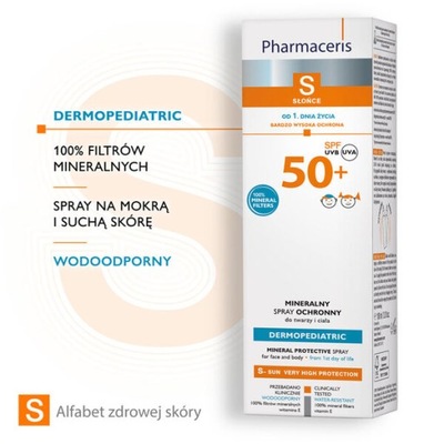 Pharmaceris S spray SPF50 od 1dnia życia