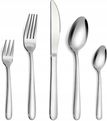 ZESTAW SZTUĆCÓW DLA 12 OSÓB BESTDIN STAL NIERDZEWNA