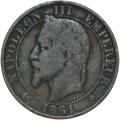 Francja 5 centymów 1861 BB