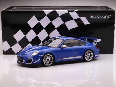 Porsche 911 GT3 RS 4.0 - 2011, blue Minichamps 1:18