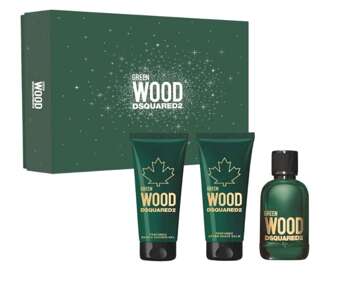 Dsquared2 Green Wood EDT 100 ml + żel 100ml + balsam ASB 100ml