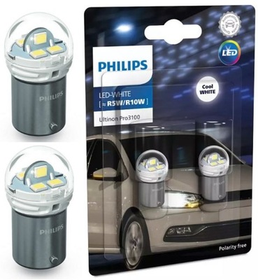 ЛАМПОЧКА LED (СВЕТОДИОД ) PHILIPS ULTINON PRO3100 R5W / R10W 6000K