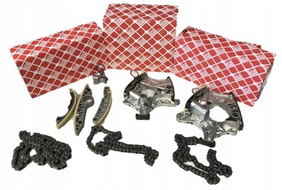 Набор цепи распределительного вала audi a6 c6 2.4 3.2fsi фото №1