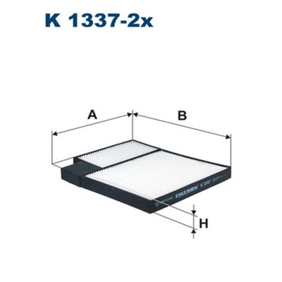 ФИЛЬТР, ВЕНТИЛЯЦИЯ СТОРОНЫ ПАССАЖИРА ФИЛЬТРON K 1337-2X