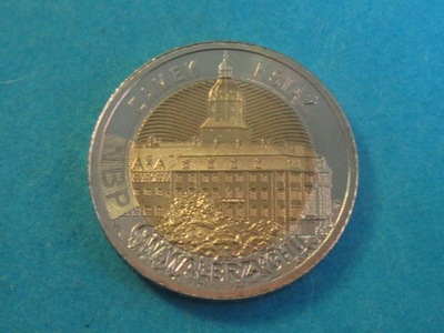 Moneta 5 zł Zamek Książ w Wałbrzychu 2021 Mennicza