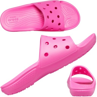 DZIECIĘCE KLAPKI CROCS SLIDE LETNIE PIANKOWE