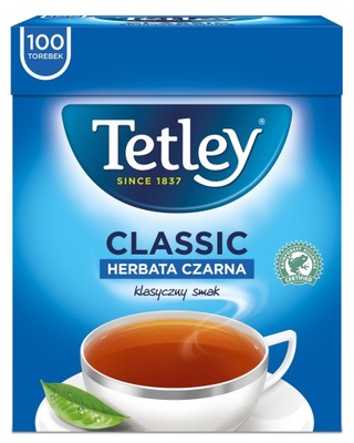 TETLEY Herbata czarna ekspresowa CLASSIC 100x1,5g