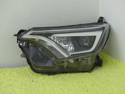 Лампа перед ліва toyota rav4 4 iv lift 16-19r full led - super фото №1