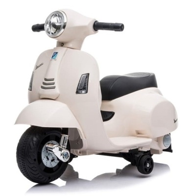 Sun Baby Scooter Vespa Jeździk Skuter na akumulator Ecru