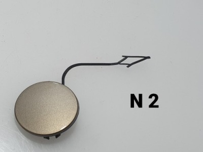 Vw golf sportsvan защита заглушка фаркоп бампера перед 510807241a lc1z фото №1