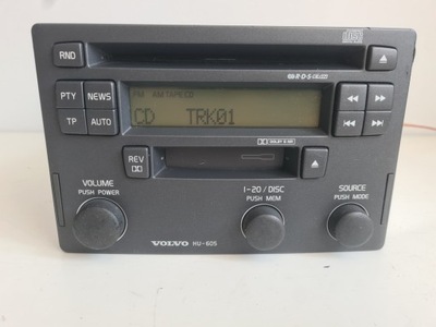 Radio cd volvo HU-605 v40 s40 + KOD !