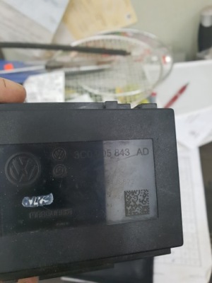 Замок зажигания ключ vw passat b7 cc 3c0905843ad фото №1