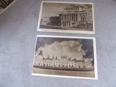 2 pocztówki WARSZAWA 1949