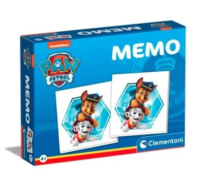 Gra Memory Pamięciowa PSI PATROL Memo Pamięć Spostrzegawczość 4+ Clementoni