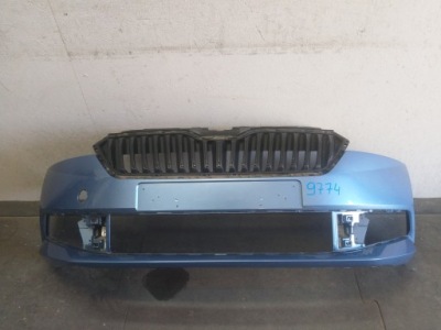 Бампер перед skoda fabia 3 lift 6v фото №1
