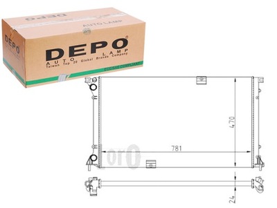 DEPO RADUADOR DEL MOTOR DEPO 4414579 2140000QAP 214  