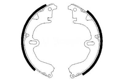 Гальмівні колодки гальмівні toyota carina bosch фото №1